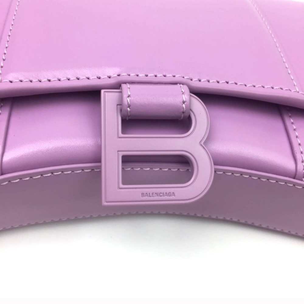 Balenciaga Hourglass Leather Wallet-On-Chain Authentic Like-New - Picture 13 of 16
